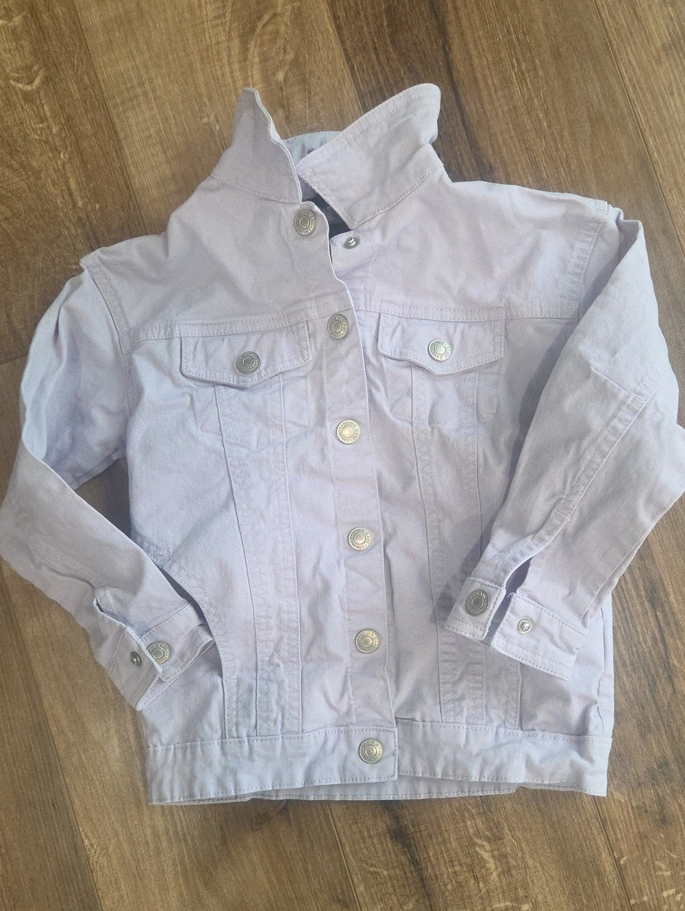 Silver Jeans Girls Light Lavender Denim Jacket